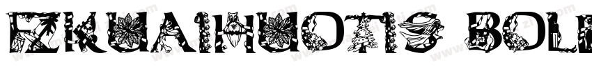 FZKuaiHuoTiS Bold字体转换